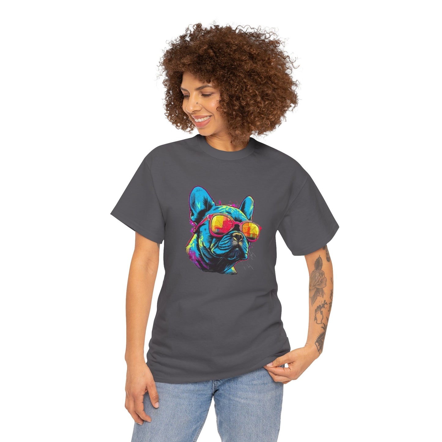 Cool Dog Vibes Unisex Heavy Cotton Tee