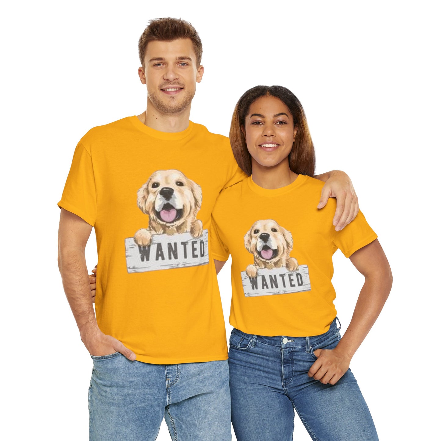 Wanted Dog Unisex Heavy Cotton Tee