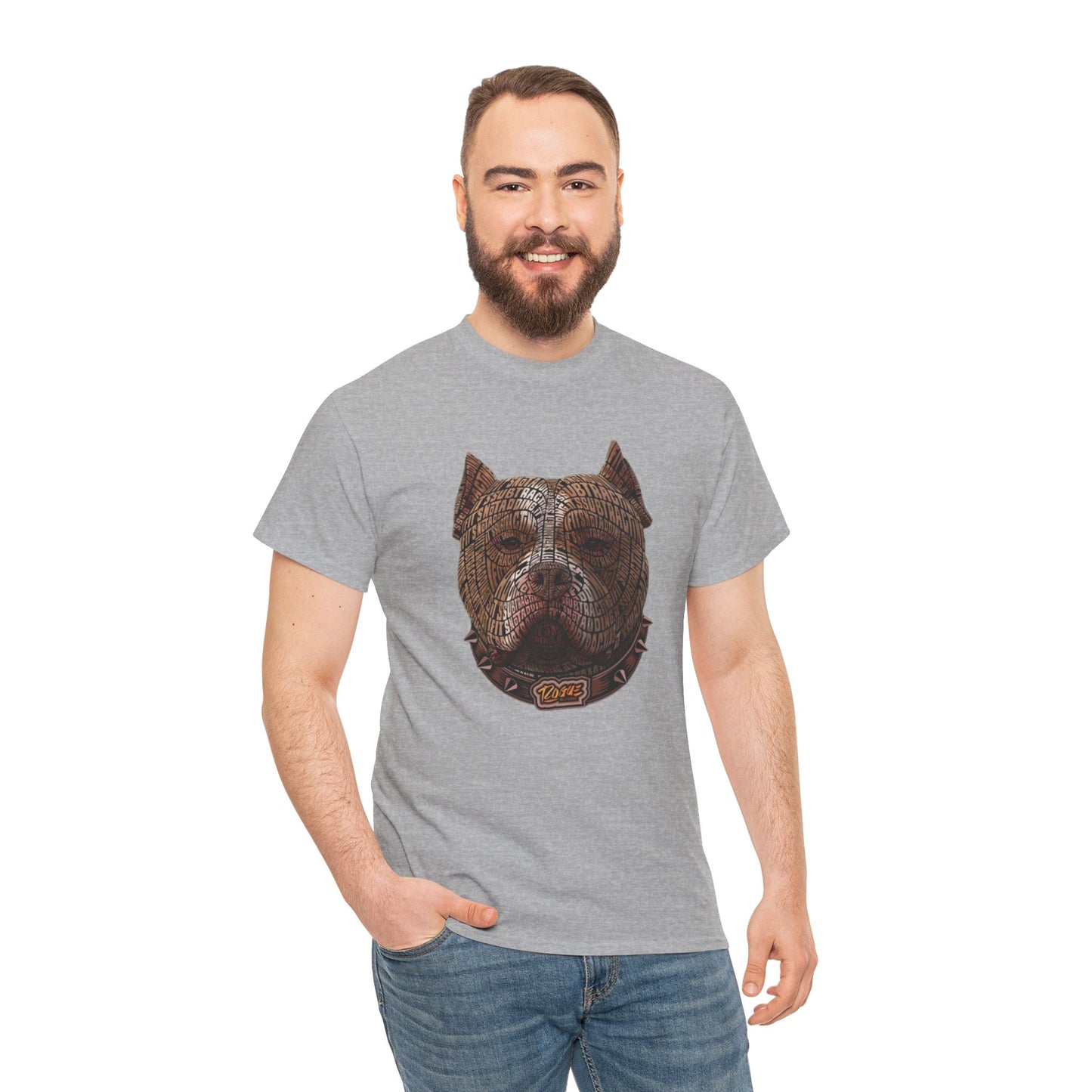 Pitbull Design Unisex Heavy Cotton Tee