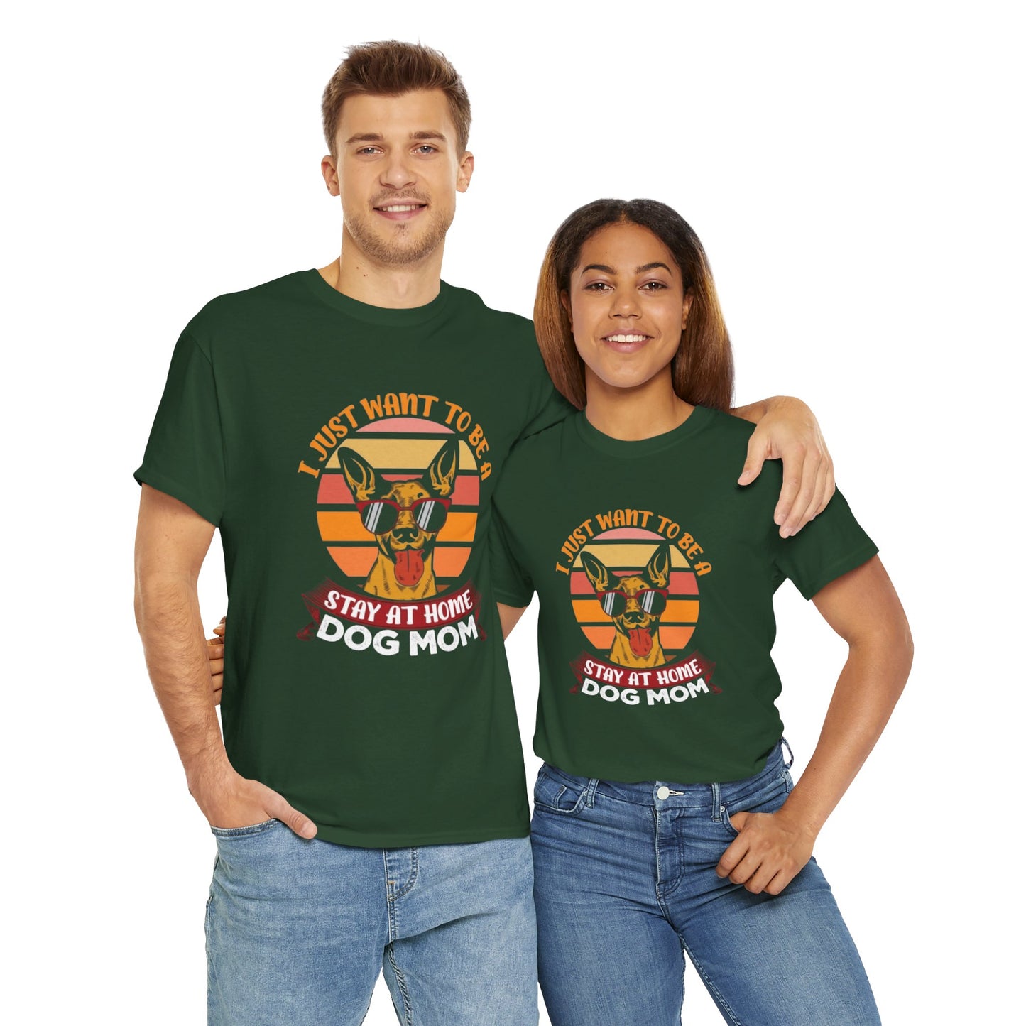 Stay-at-Home Dog Mom Tee