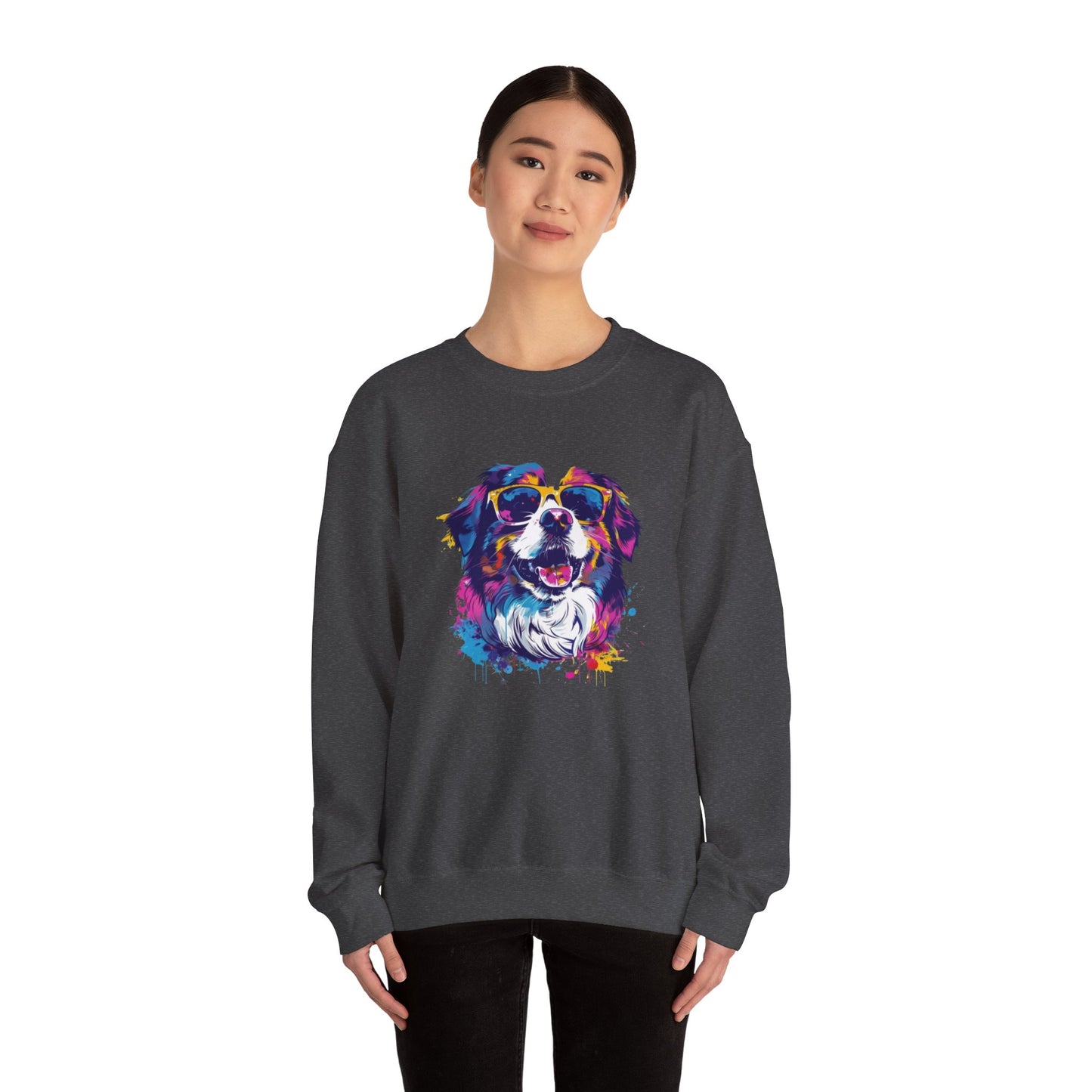 Colorful Dog Lover's Sweatshirt