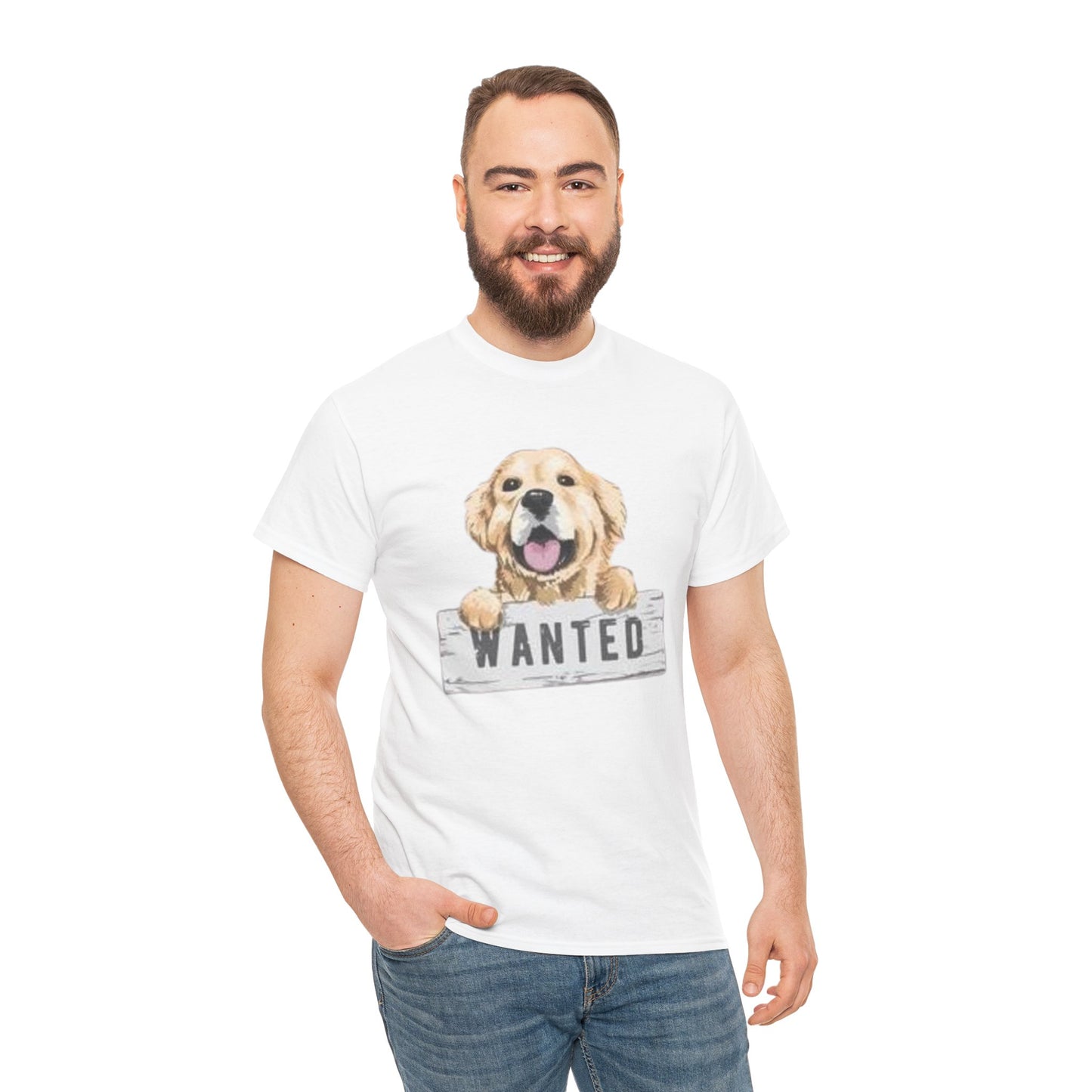 Wanted Dog Unisex Heavy Cotton Tee