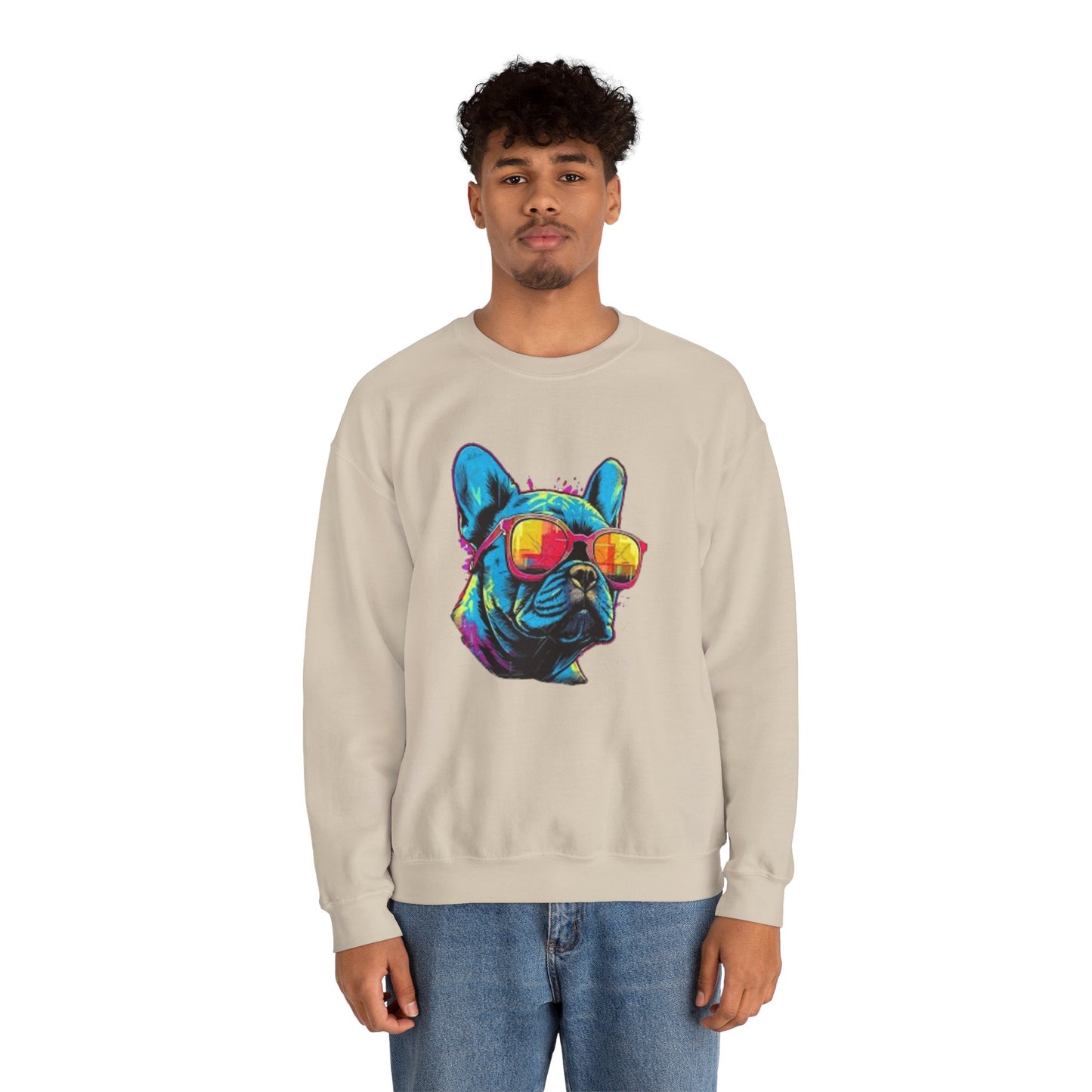 Colorful Bulldog Sweatshirt