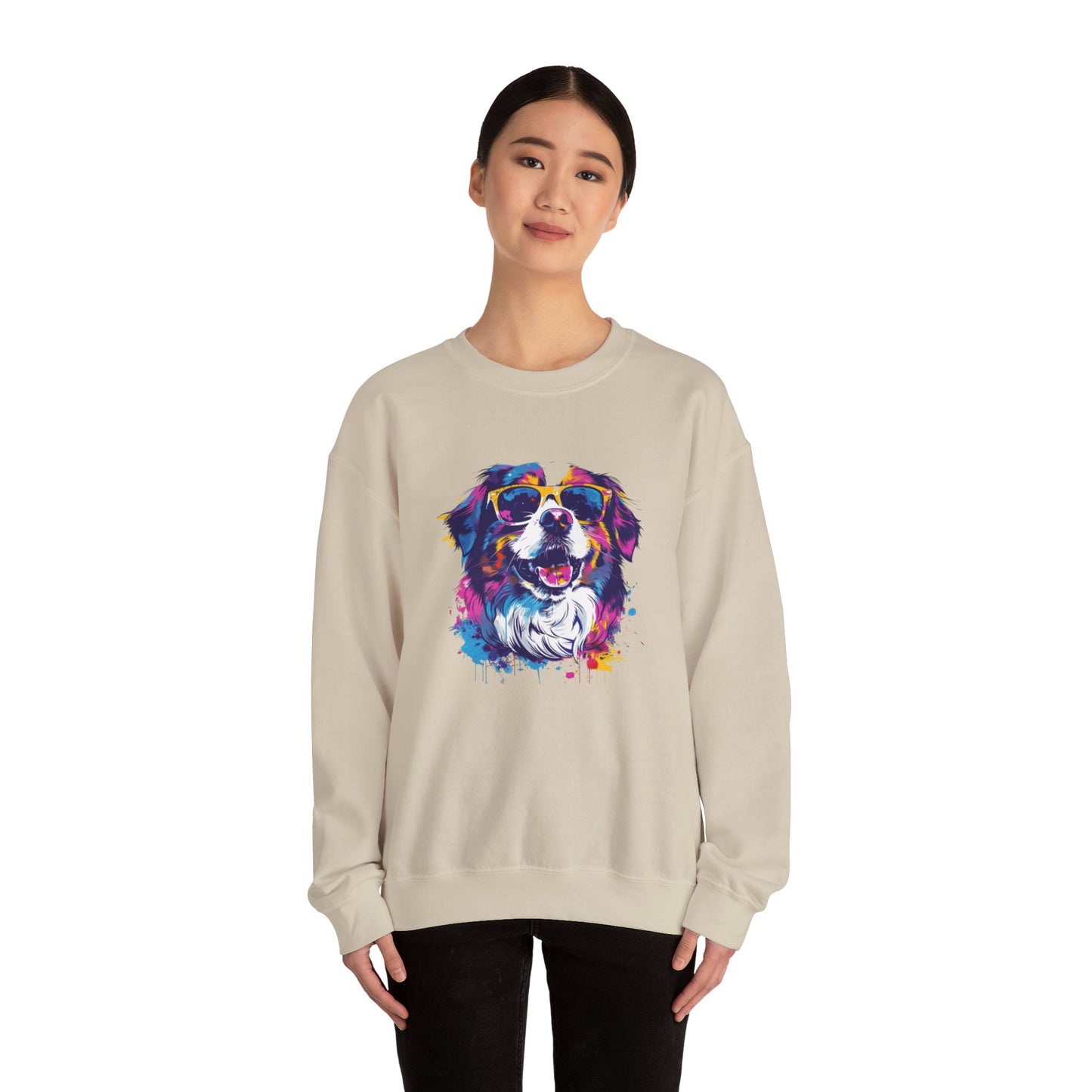Colorful Dog Lover's Sweatshirt