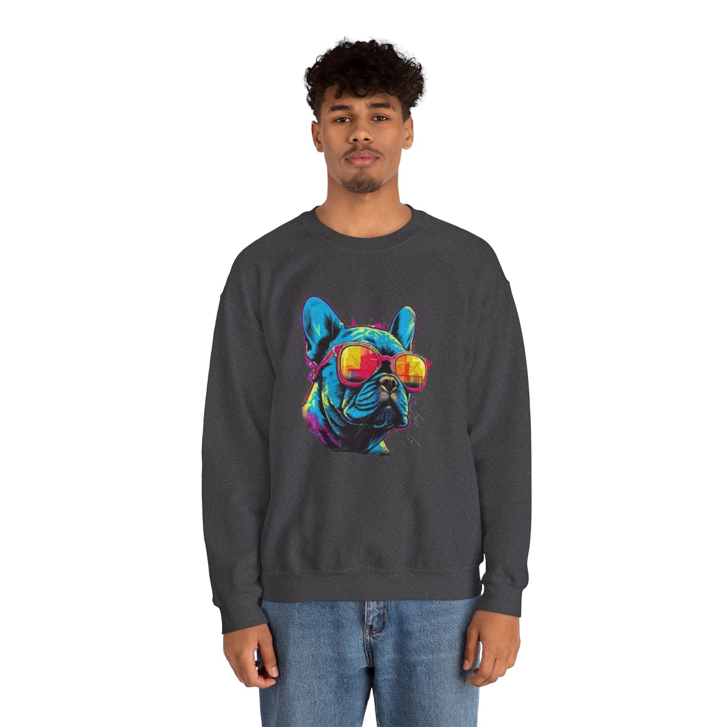 Colorful Bulldog Sweatshirt
