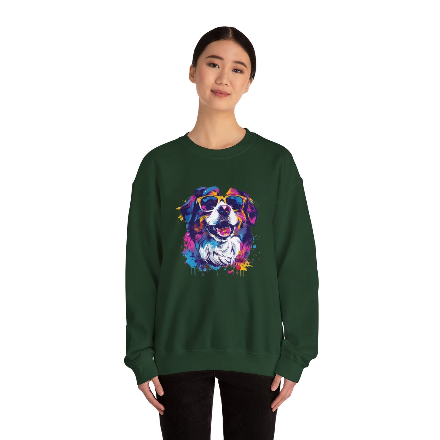 Colorful Dog Lover's Sweatshirt