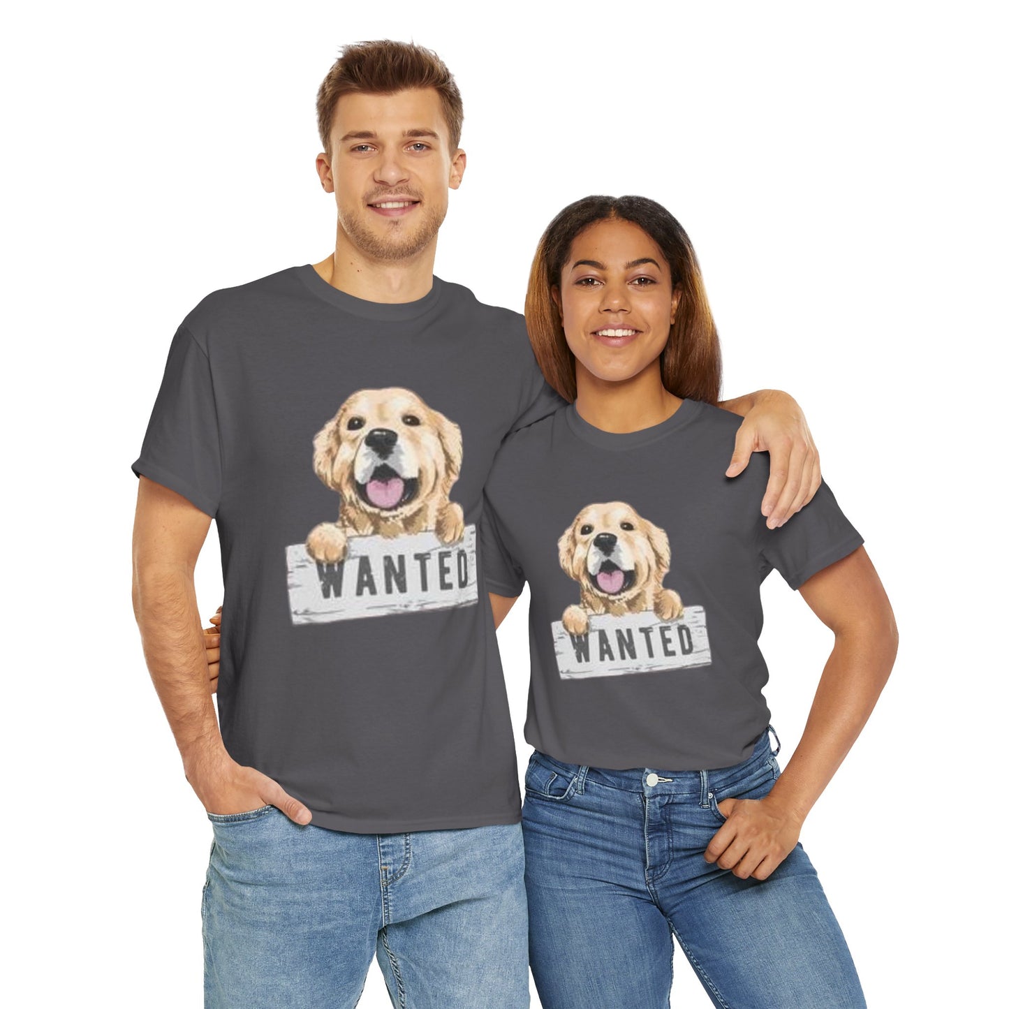 Wanted Dog Unisex Heavy Cotton Tee