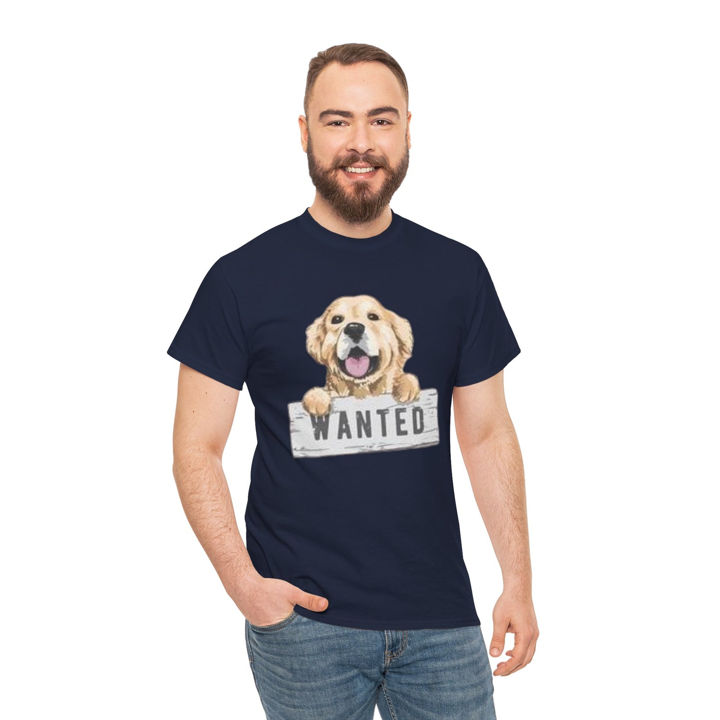 Wanted Dog Unisex Heavy Cotton Tee