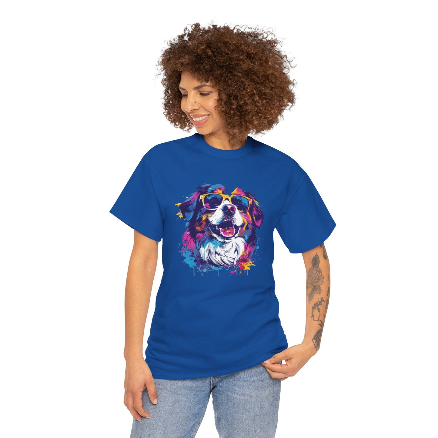 Colorful Dog Art Tee