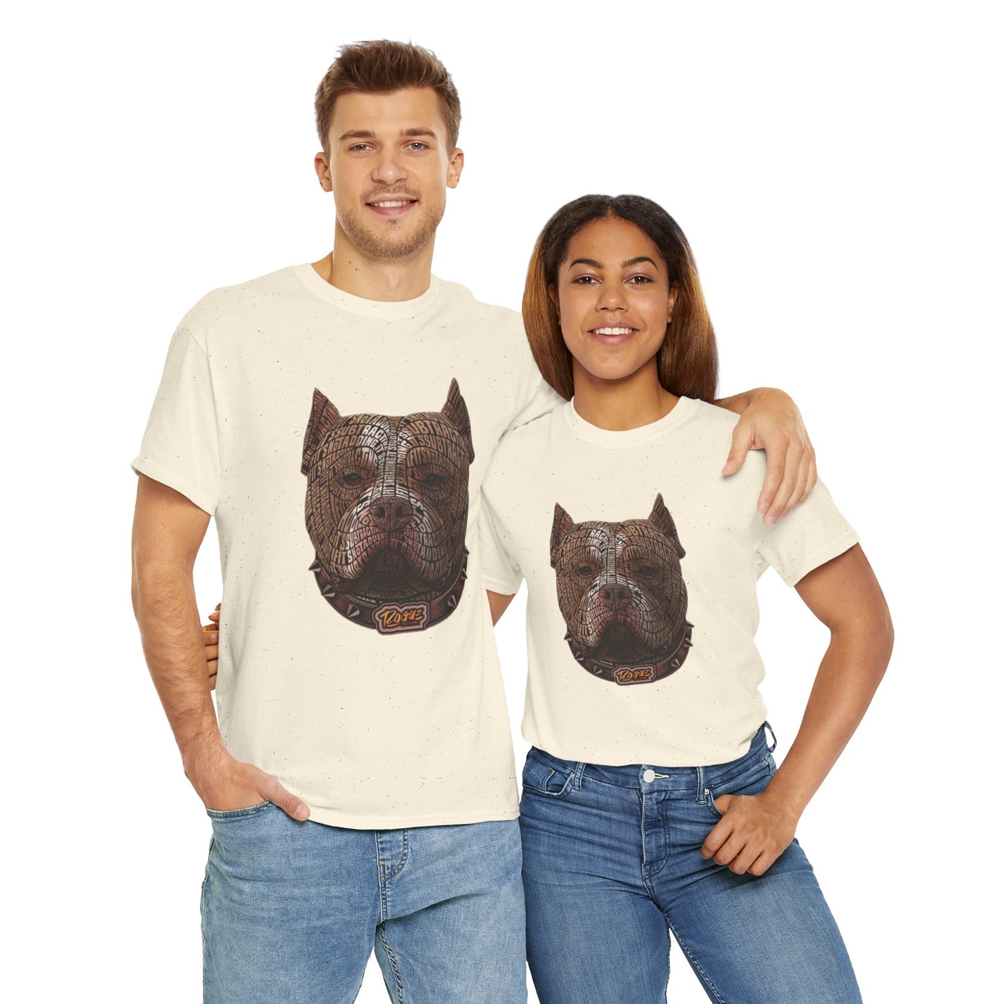 Pitbull Design Unisex Heavy Cotton Tee