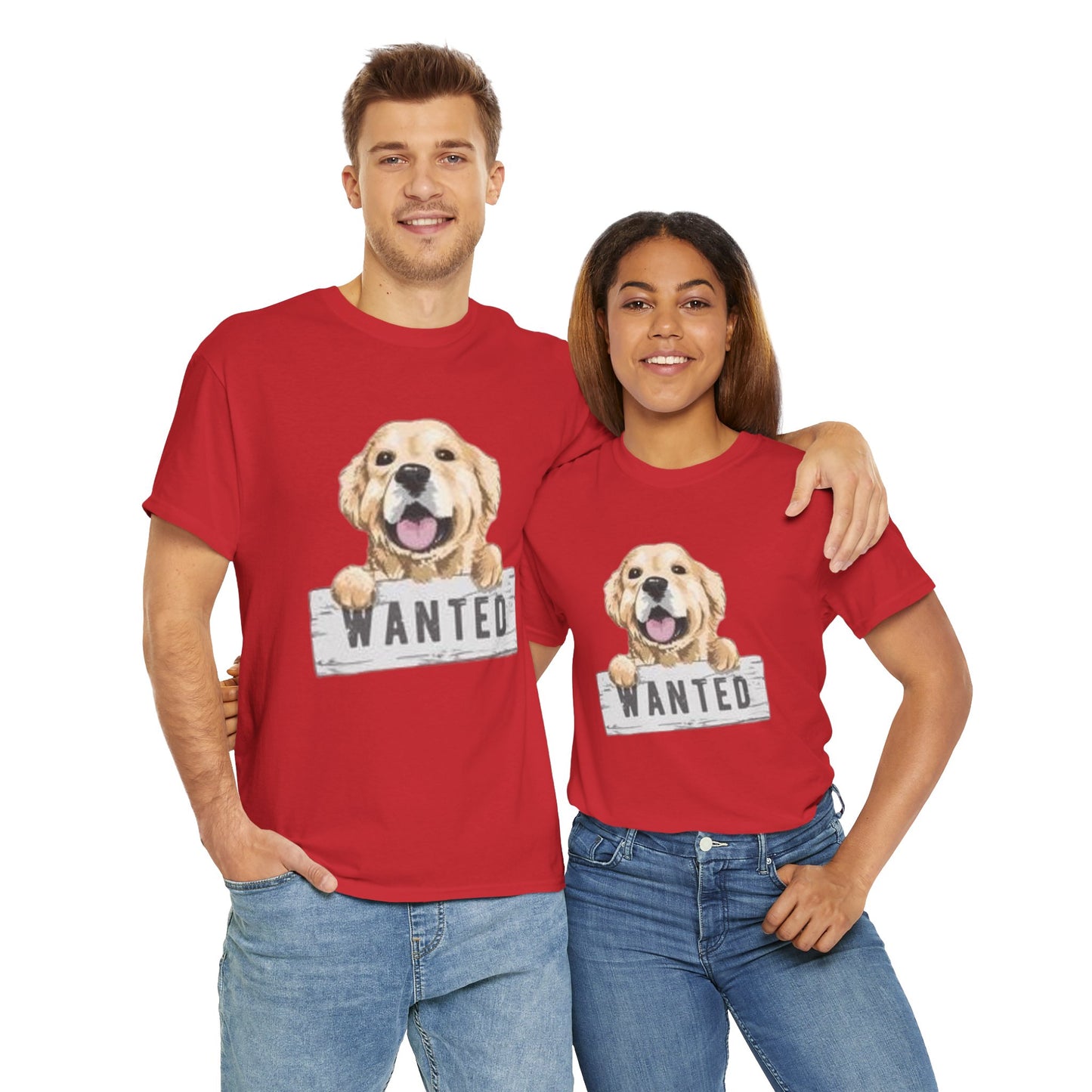 Wanted Dog Unisex Heavy Cotton Tee