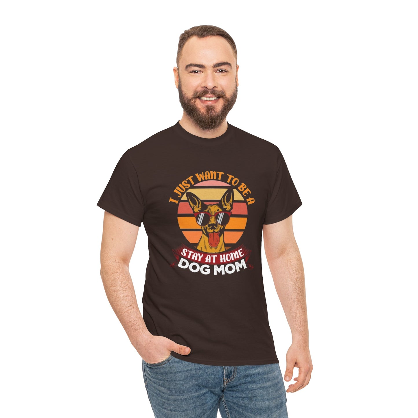 Stay-at-Home Dog Mom Tee