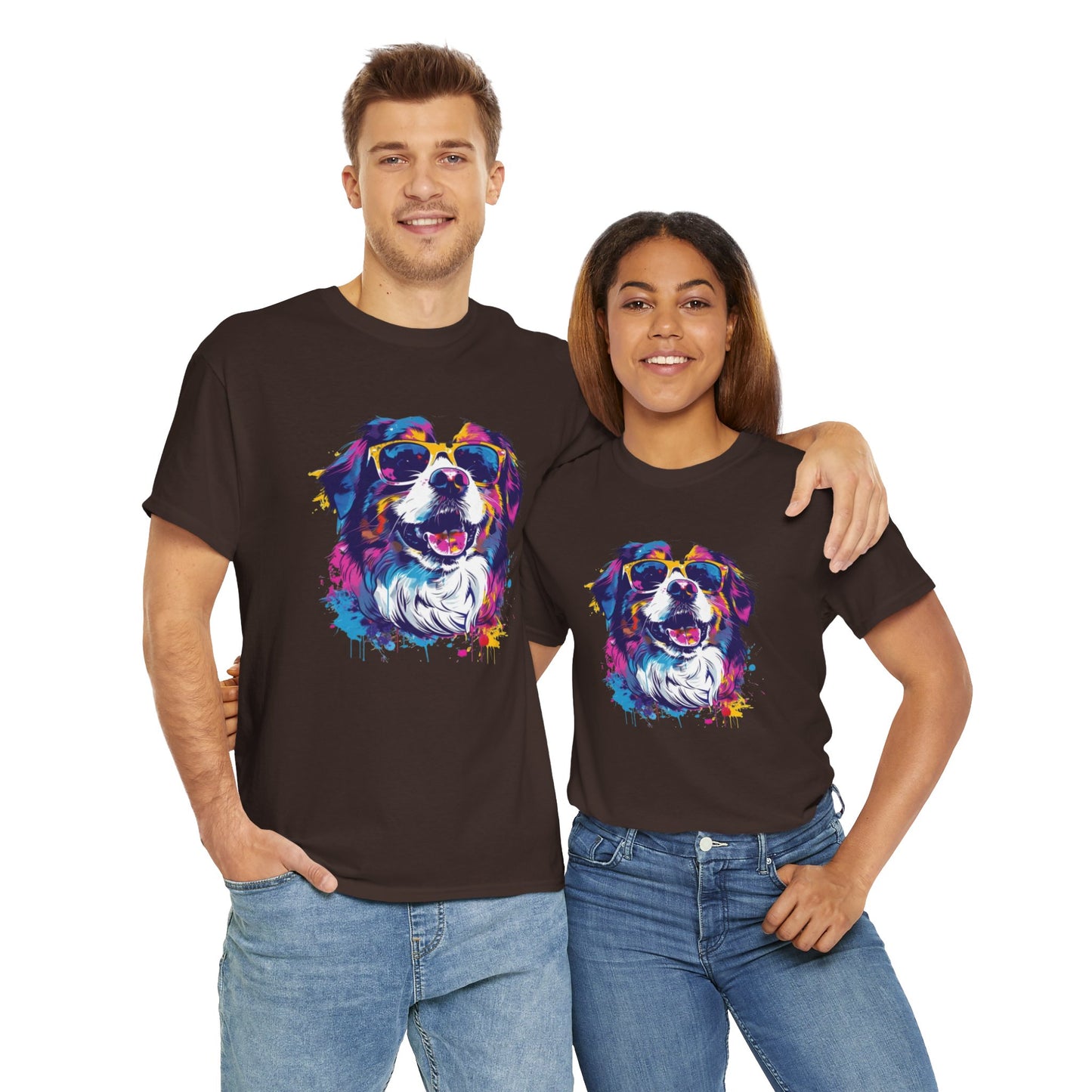 Colorful Dog Art Tee