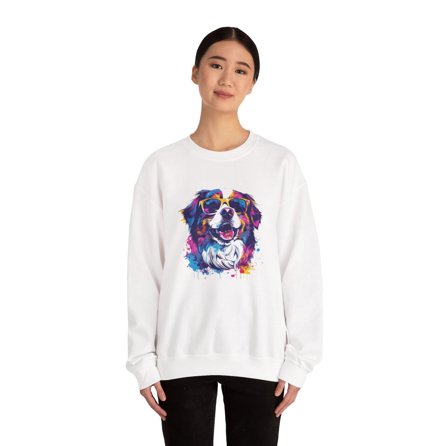 Colorful Dog Lover's Sweatshirt