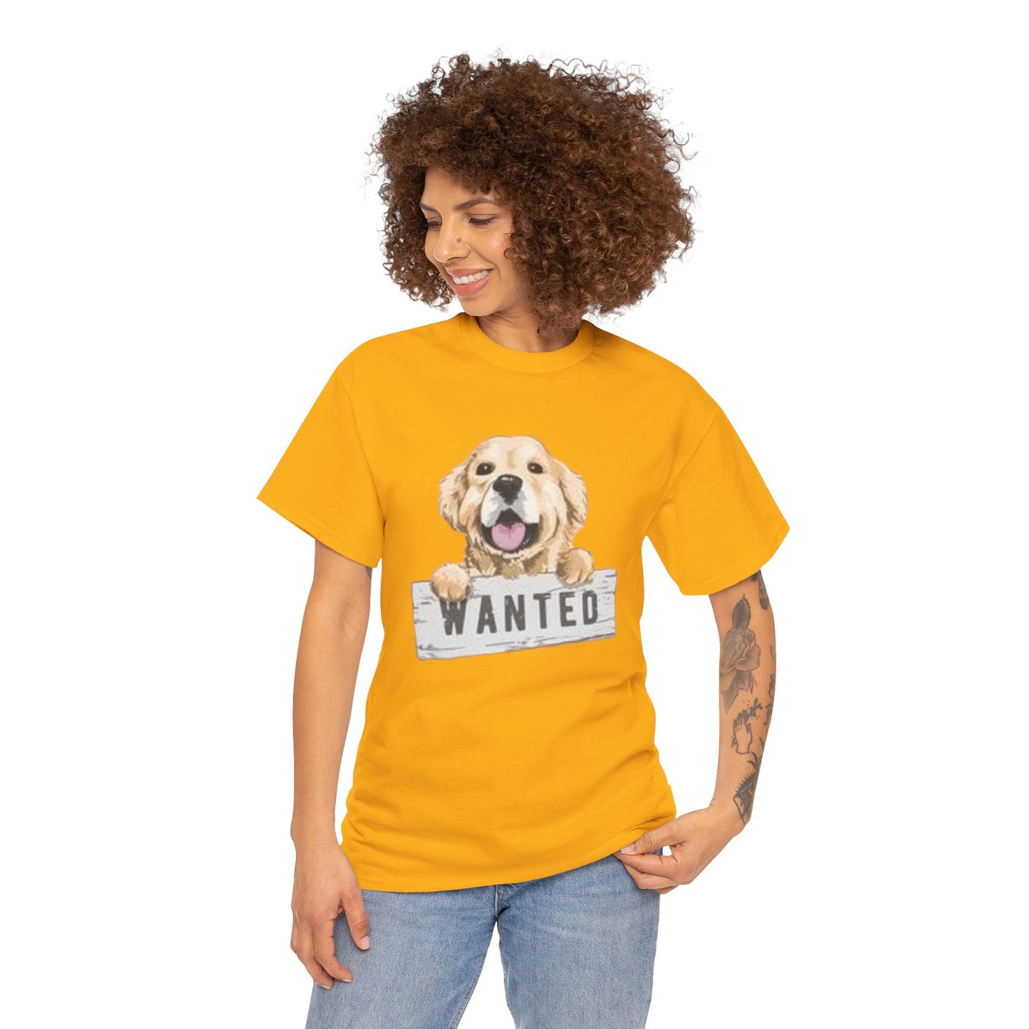 Wanted Dog Unisex Heavy Cotton Tee