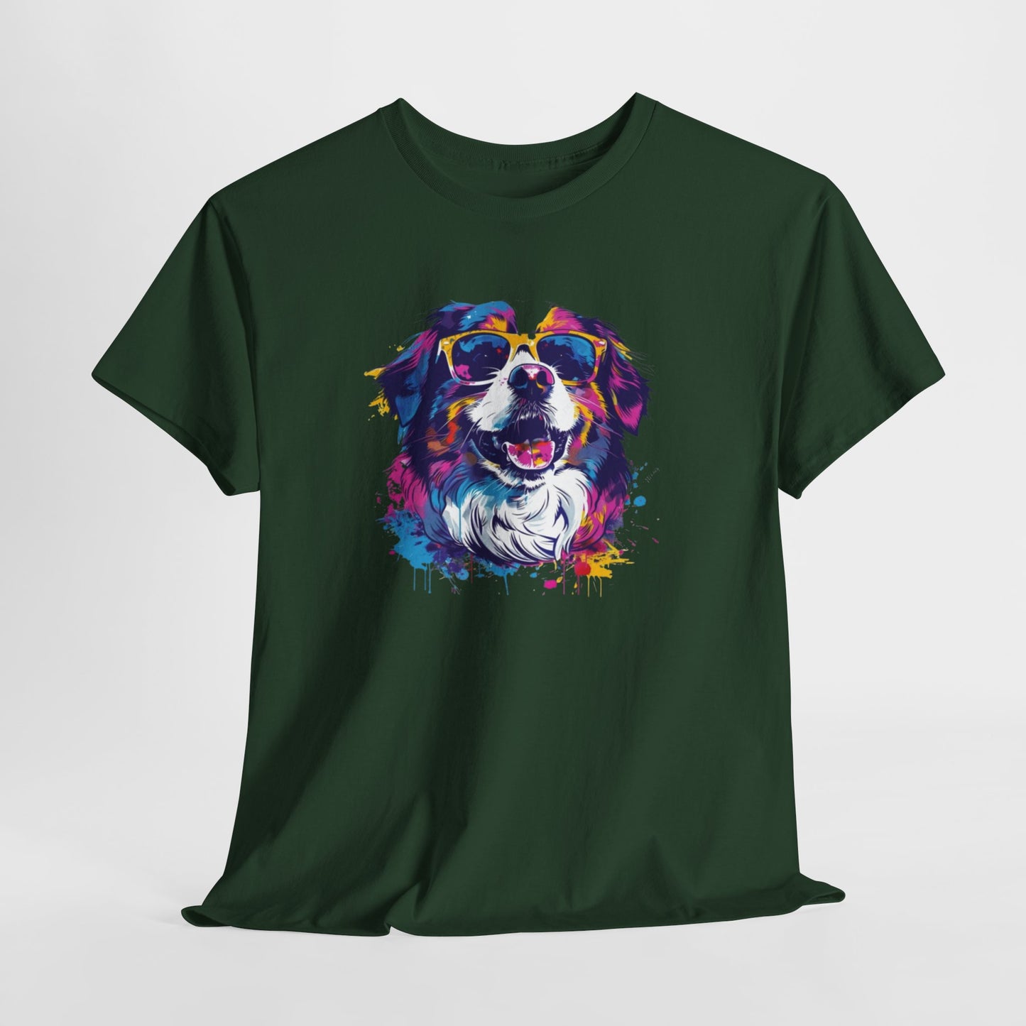 Colorful Dog Art Tee