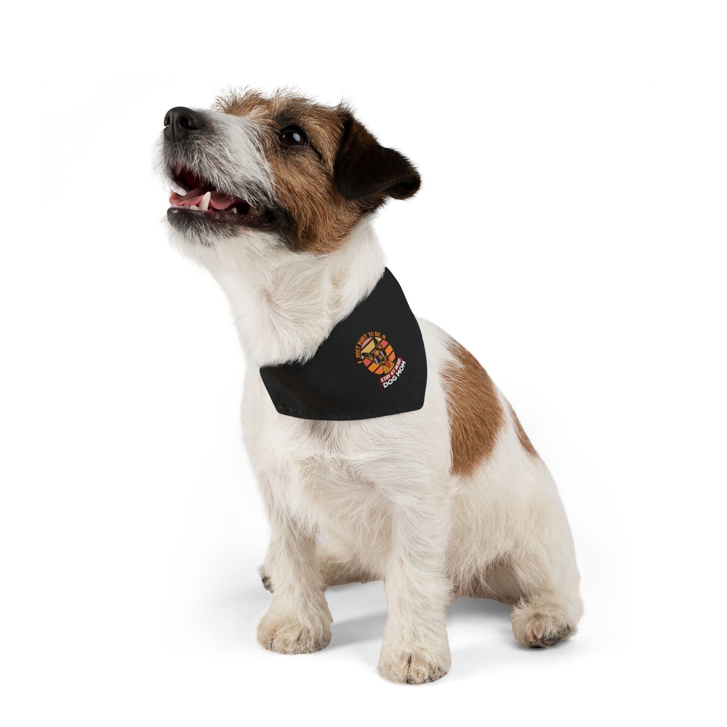 Dog Mom Pet Bandana Collar