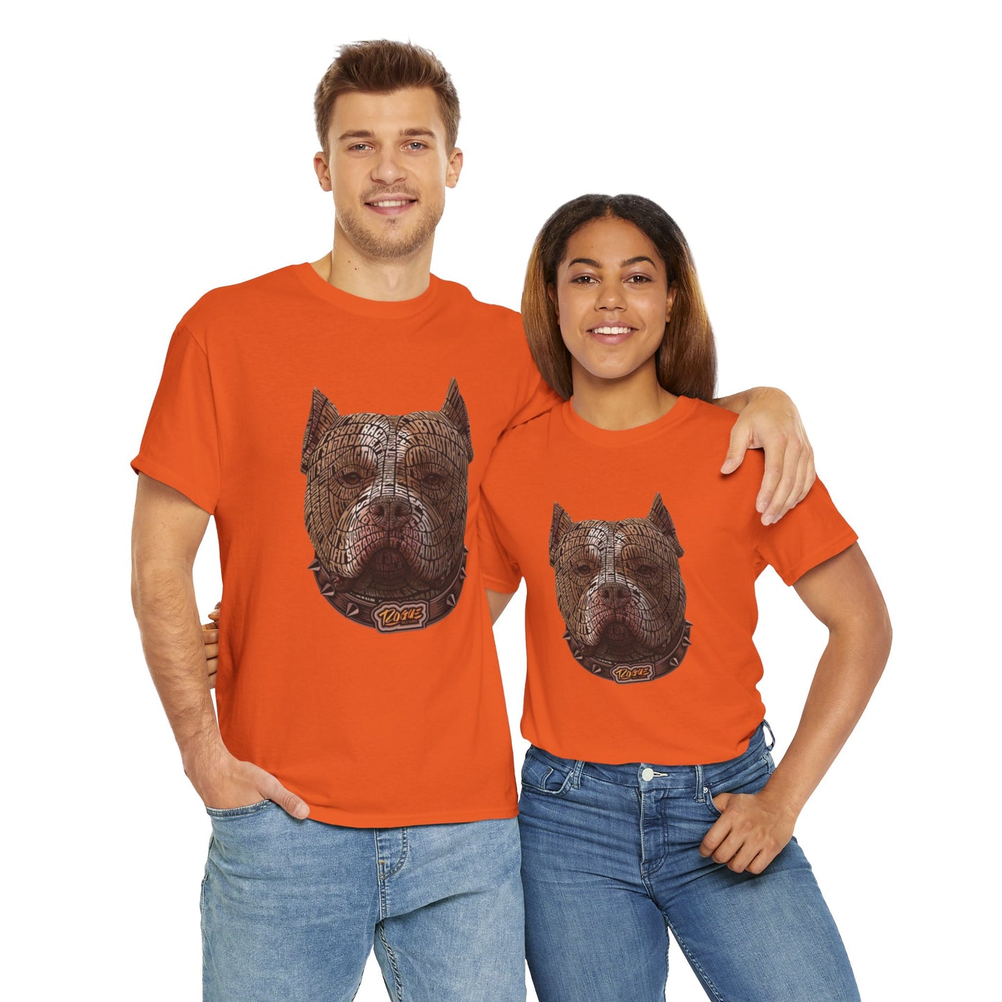 Pitbull Design Unisex Heavy Cotton Tee