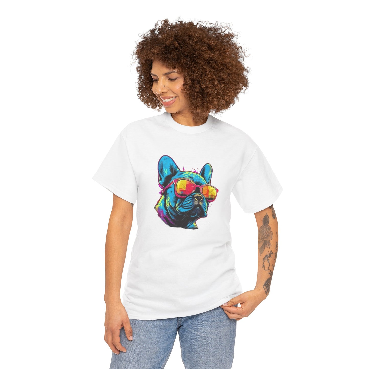 Cool Dog Vibes Unisex Heavy Cotton Tee
