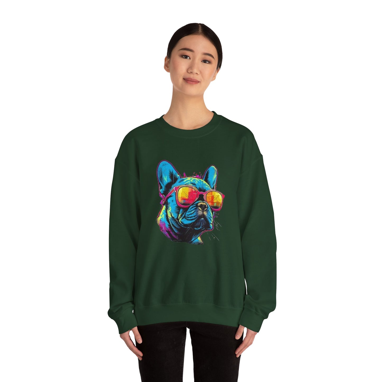 Colorful Bulldog Sweatshirt