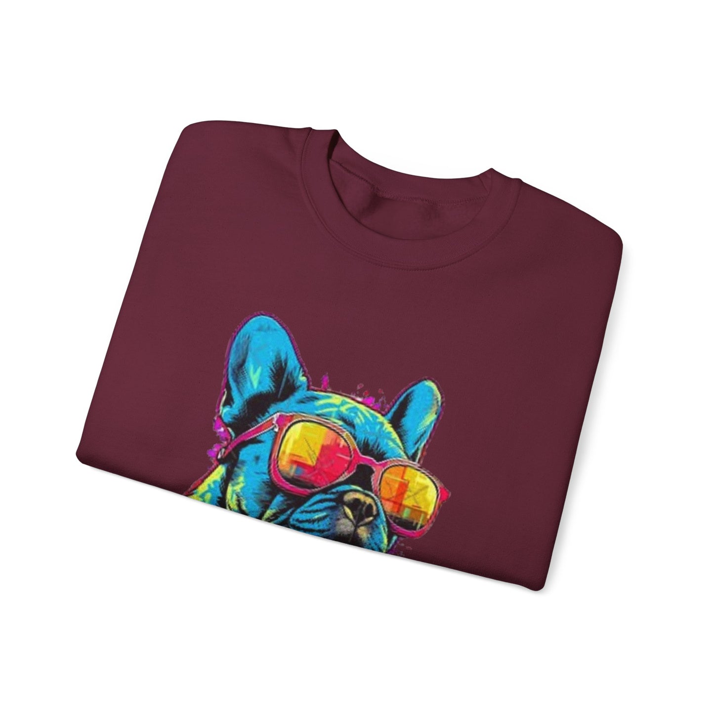 Colorful Bulldog Sweatshirt