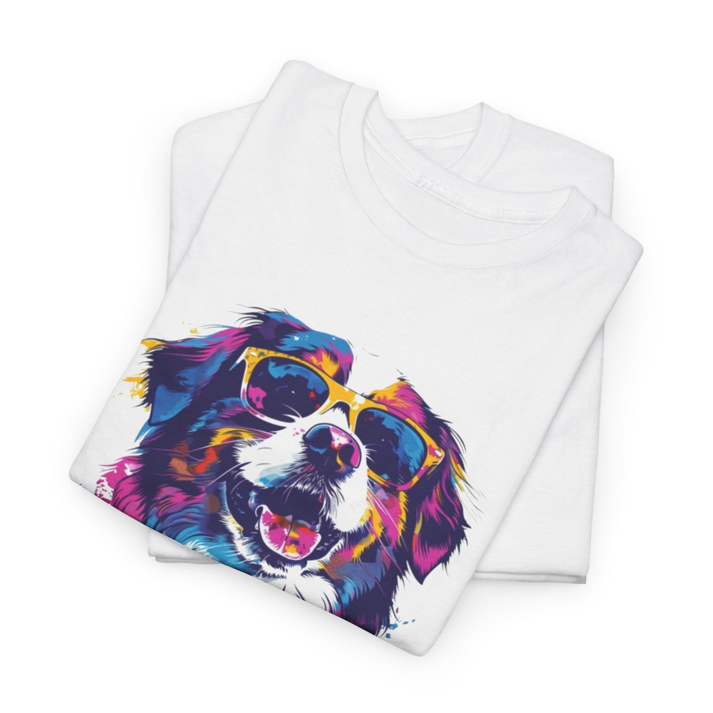 Colorful Dog Art Tee