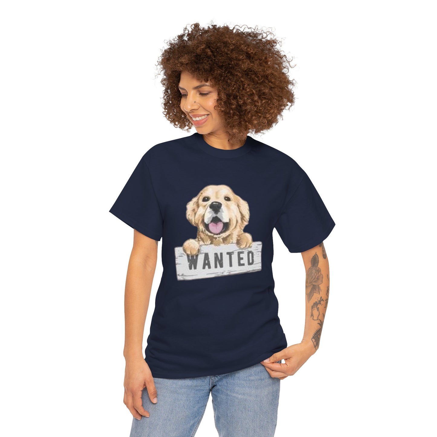 Wanted Dog Unisex Heavy Cotton Tee