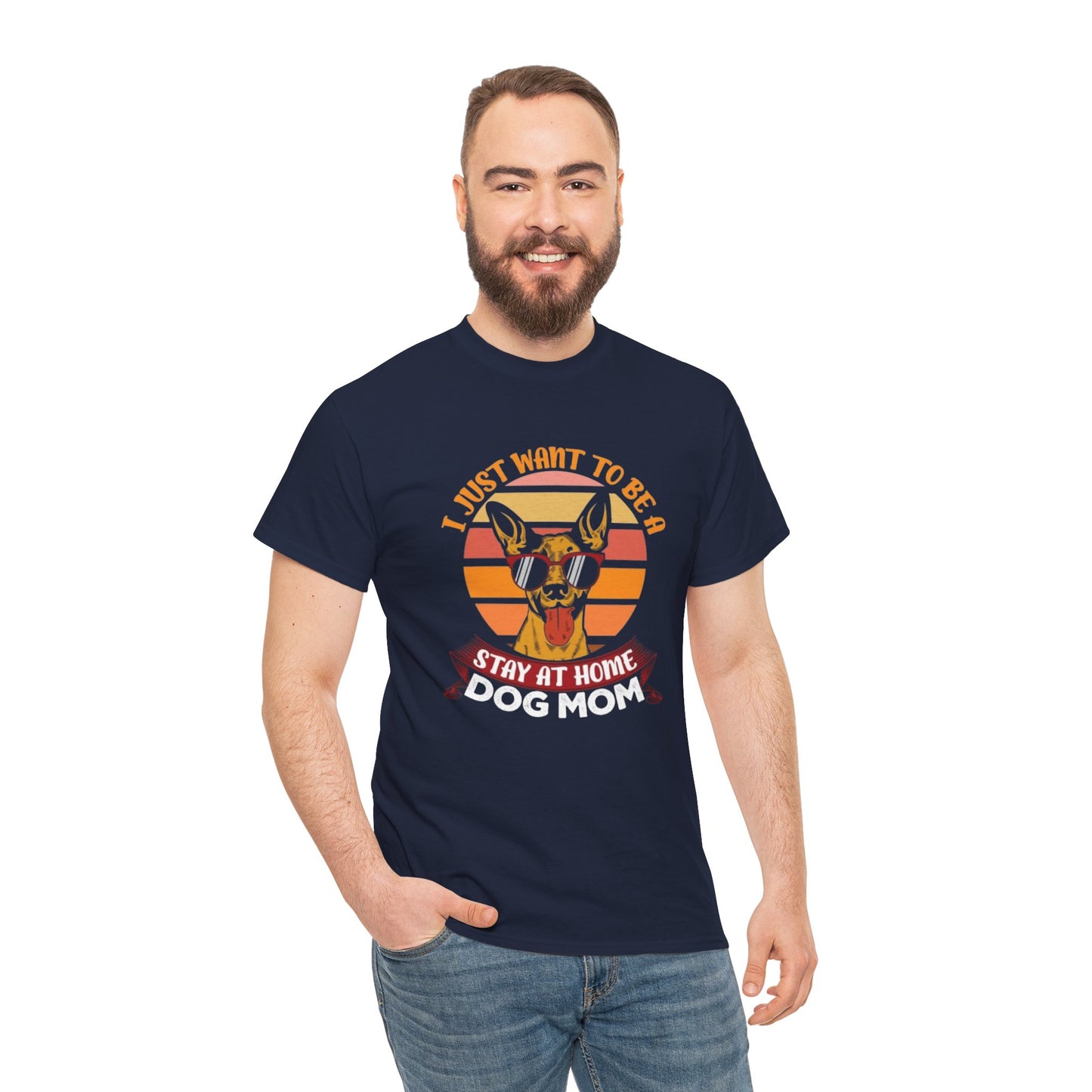 Stay-at-Home Dog Mom Tee