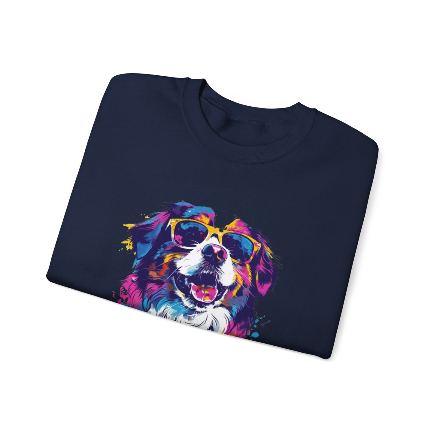 Colorful Dog Lover's Sweatshirt