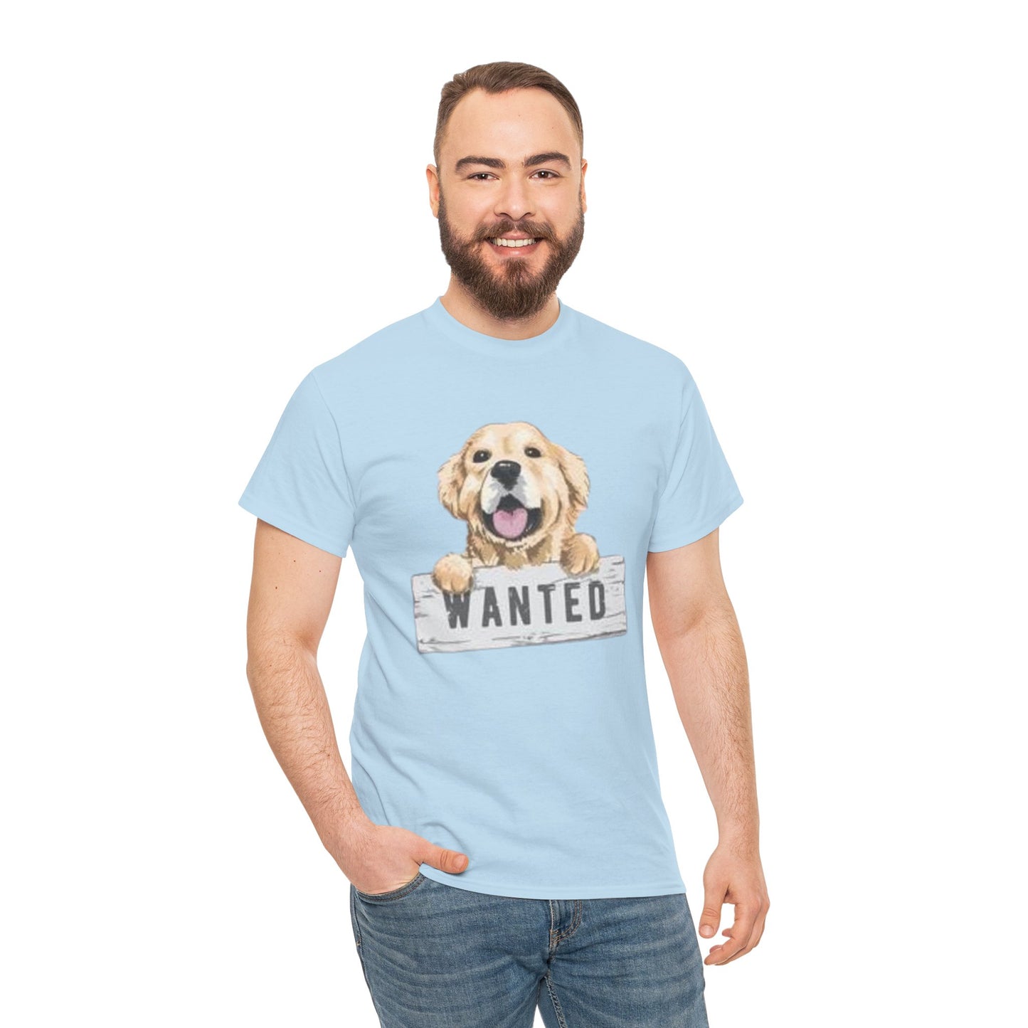 Wanted Dog Unisex Heavy Cotton Tee
