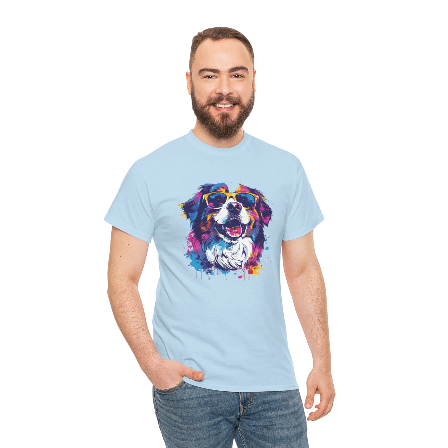 Colorful Dog Art Tee