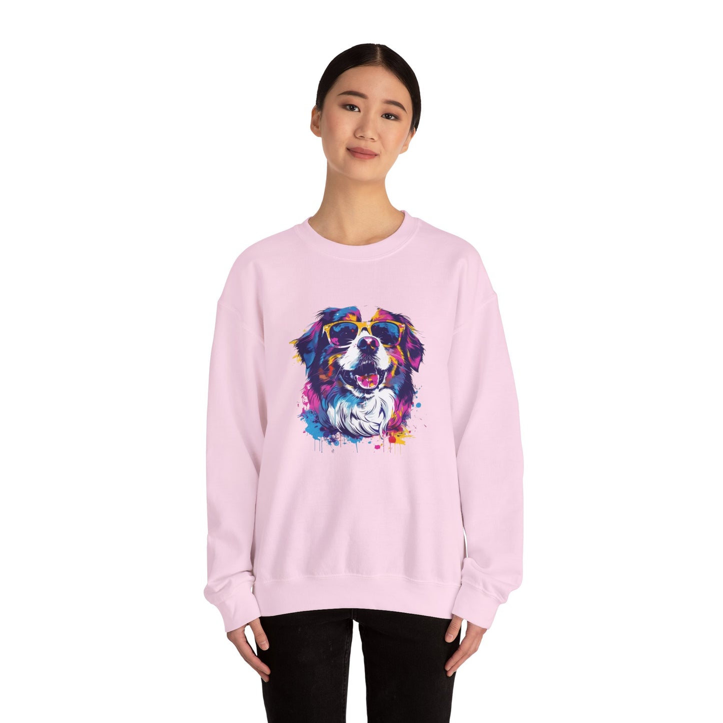 Colorful Dog Lover's Sweatshirt
