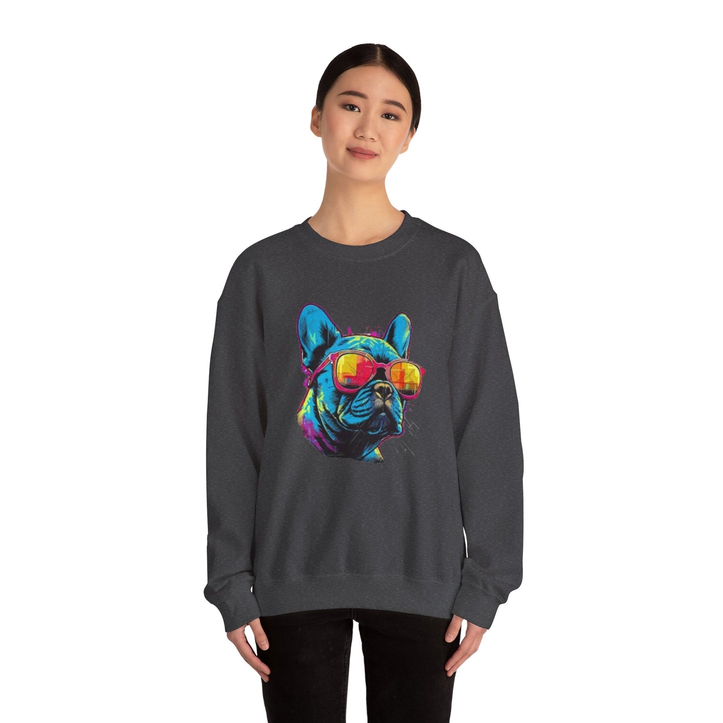 Colorful Bulldog Sweatshirt
