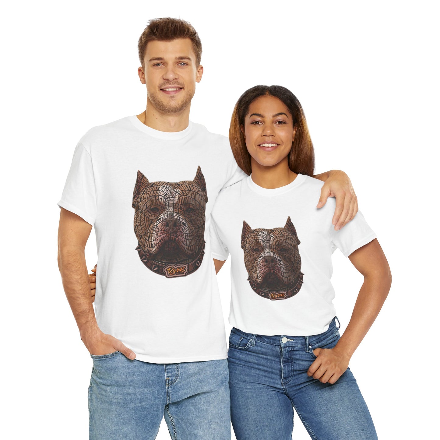 Pitbull Design Unisex Heavy Cotton Tee