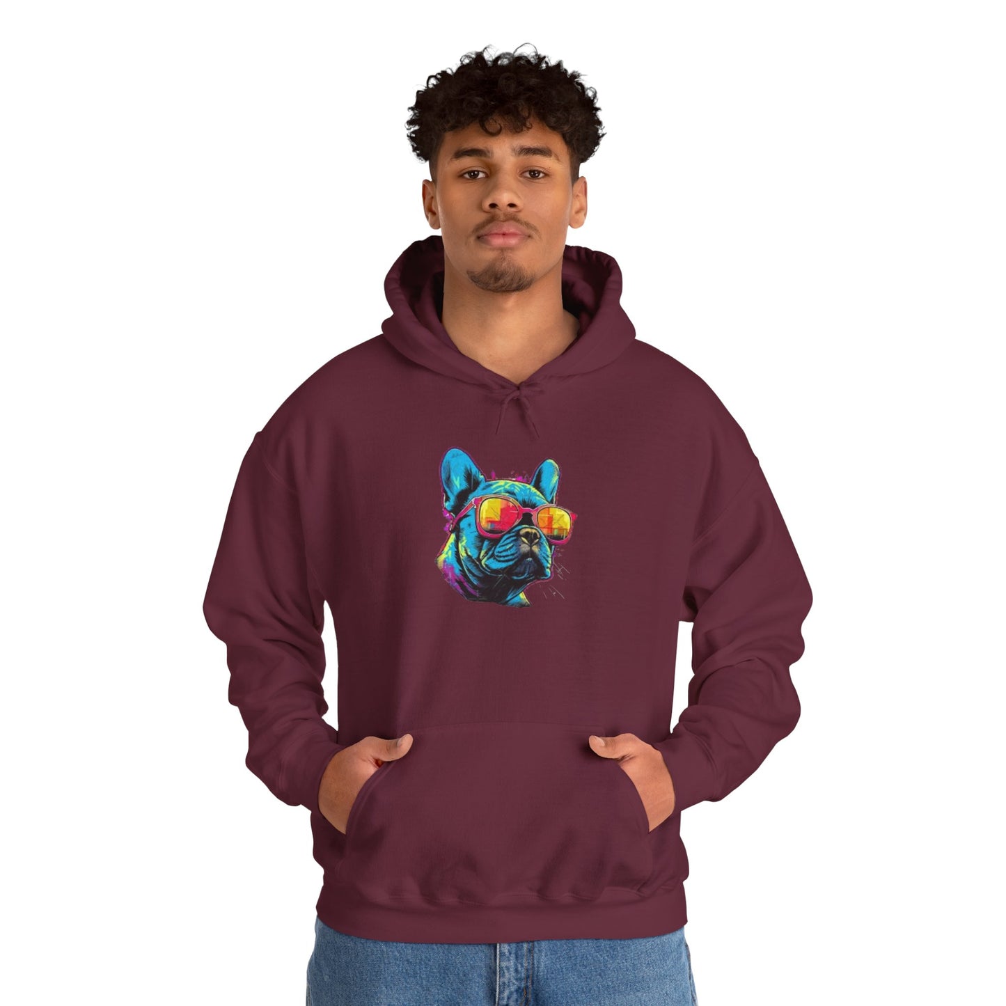Colorful French Bulldog Hoodie