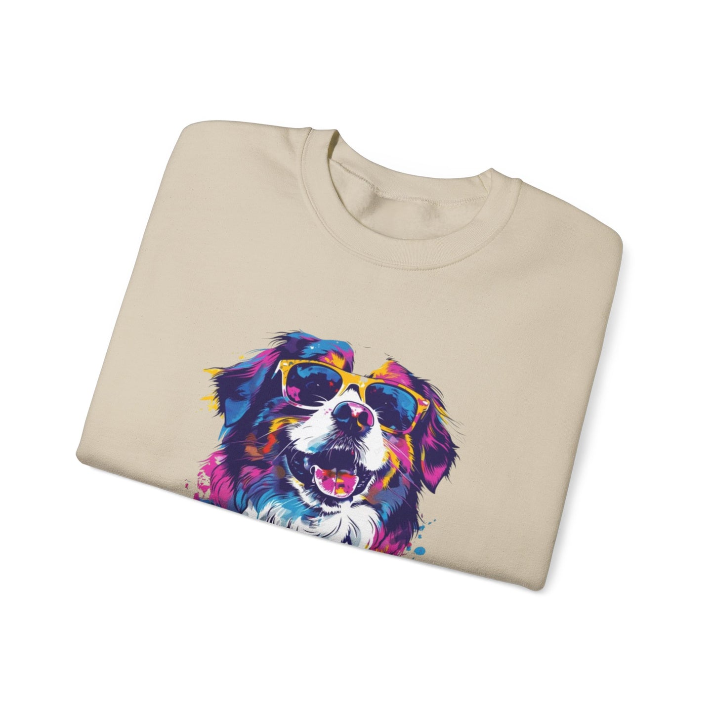 Colorful Dog Lover's Sweatshirt