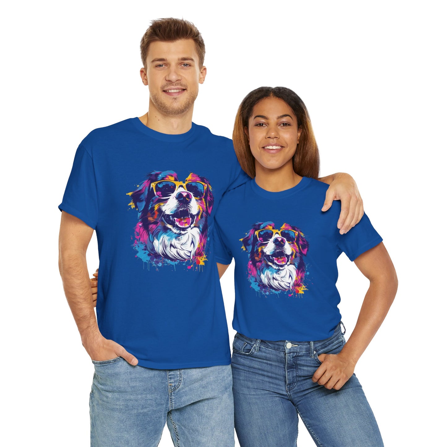 Colorful Dog Art Tee
