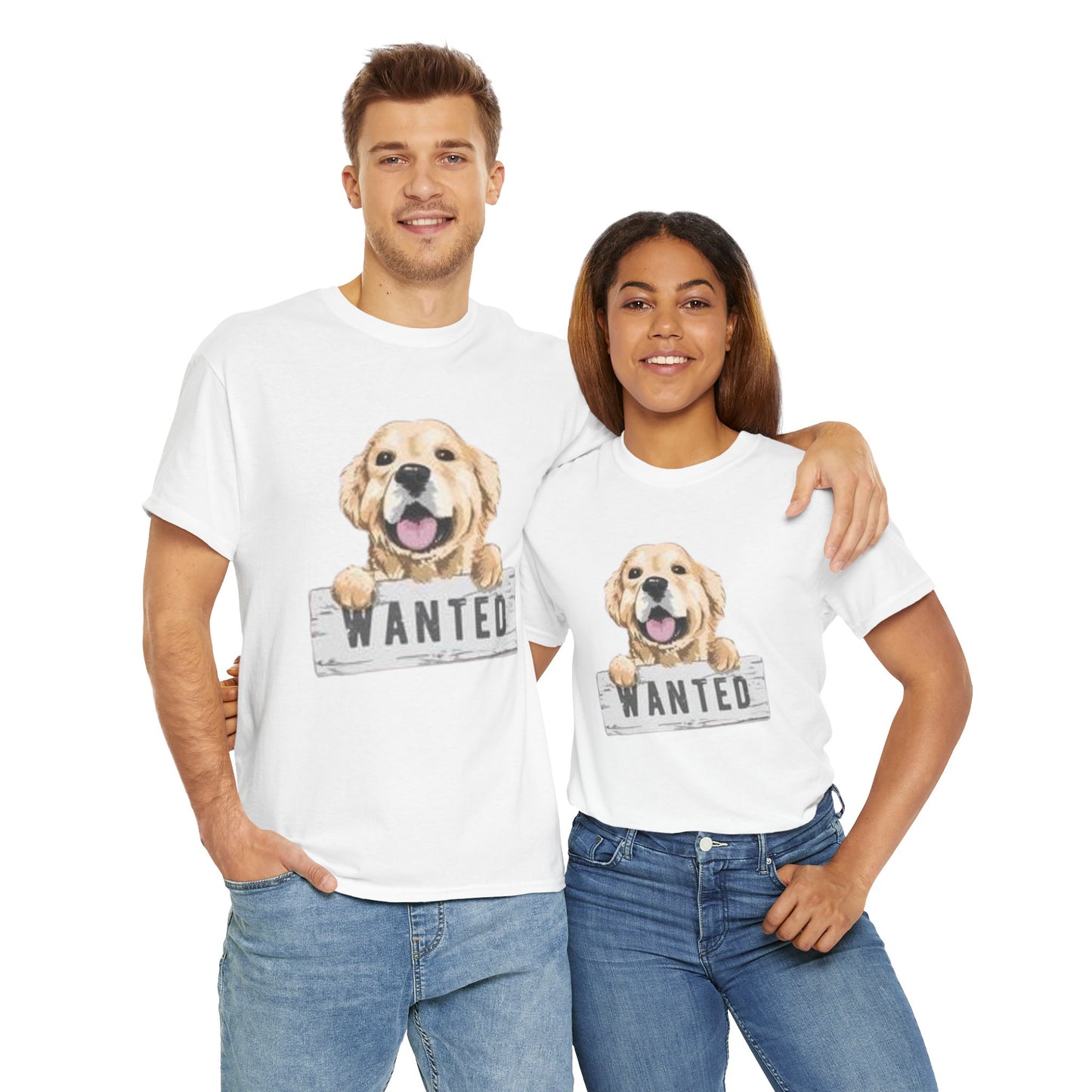 Wanted Dog Unisex Heavy Cotton Tee