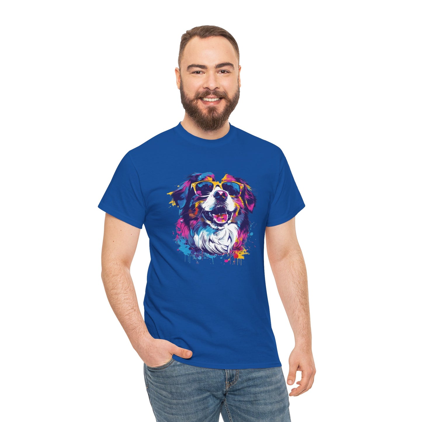 Colorful Dog Art Tee