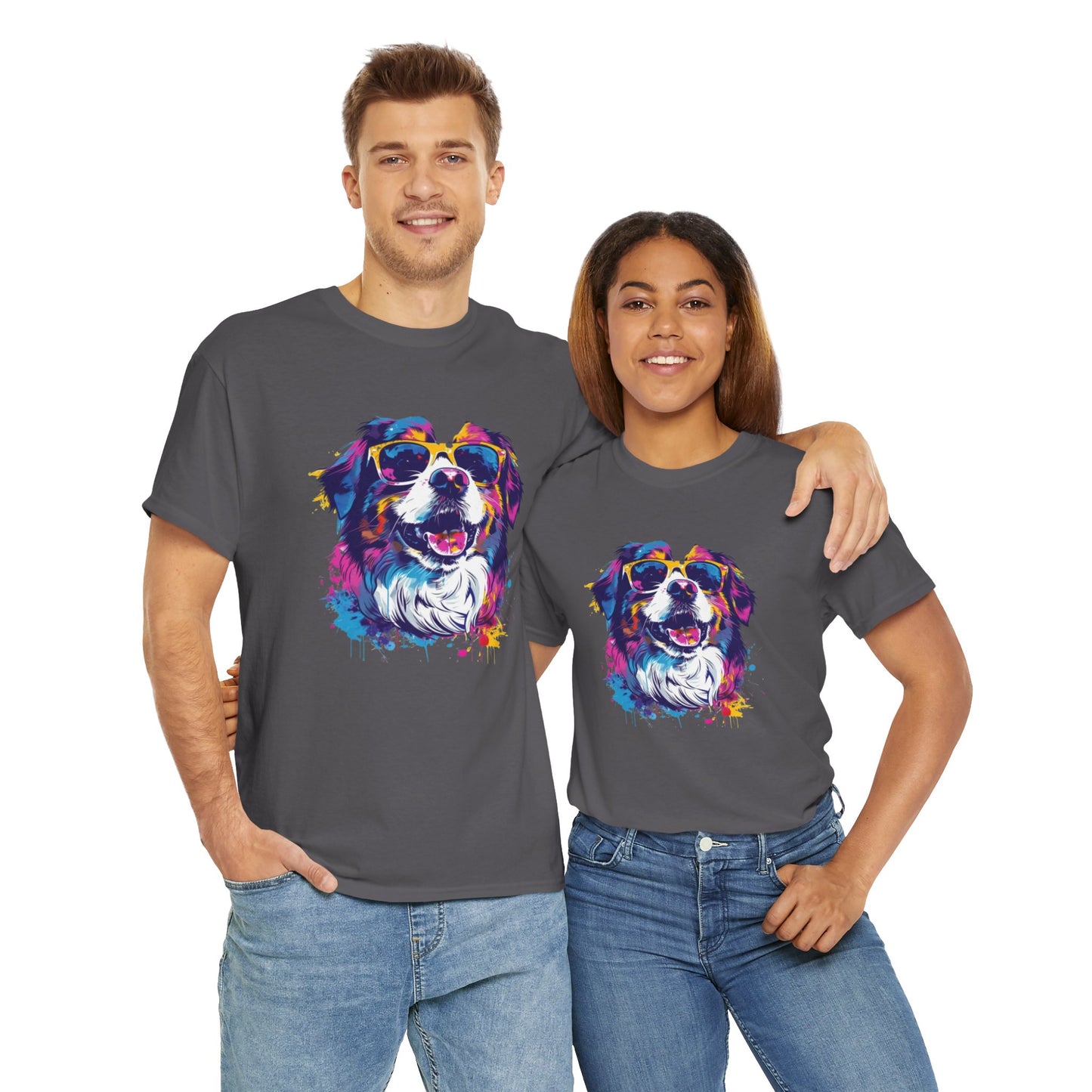 Colorful Dog Art Tee