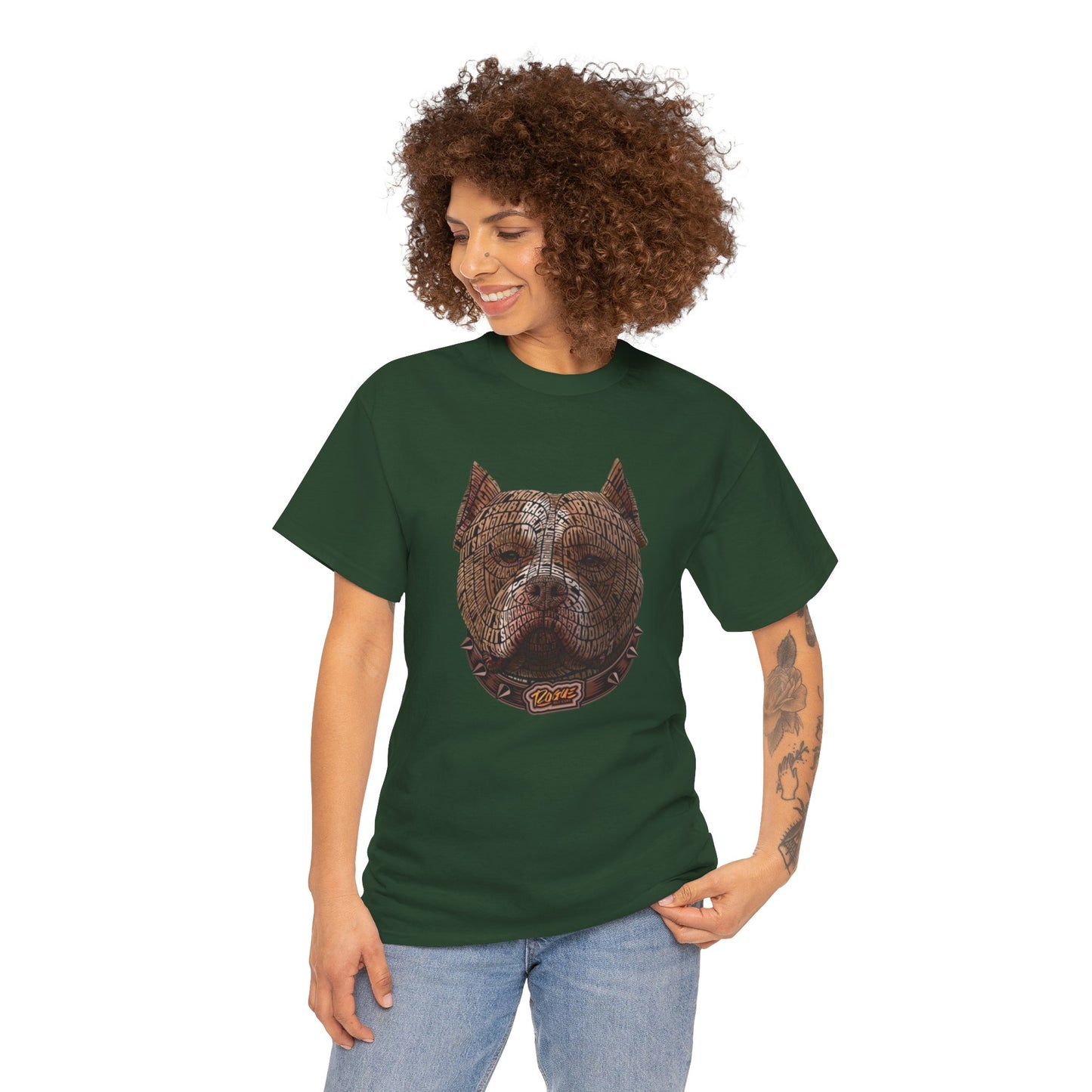 Pitbull Design Unisex Heavy Cotton Tee