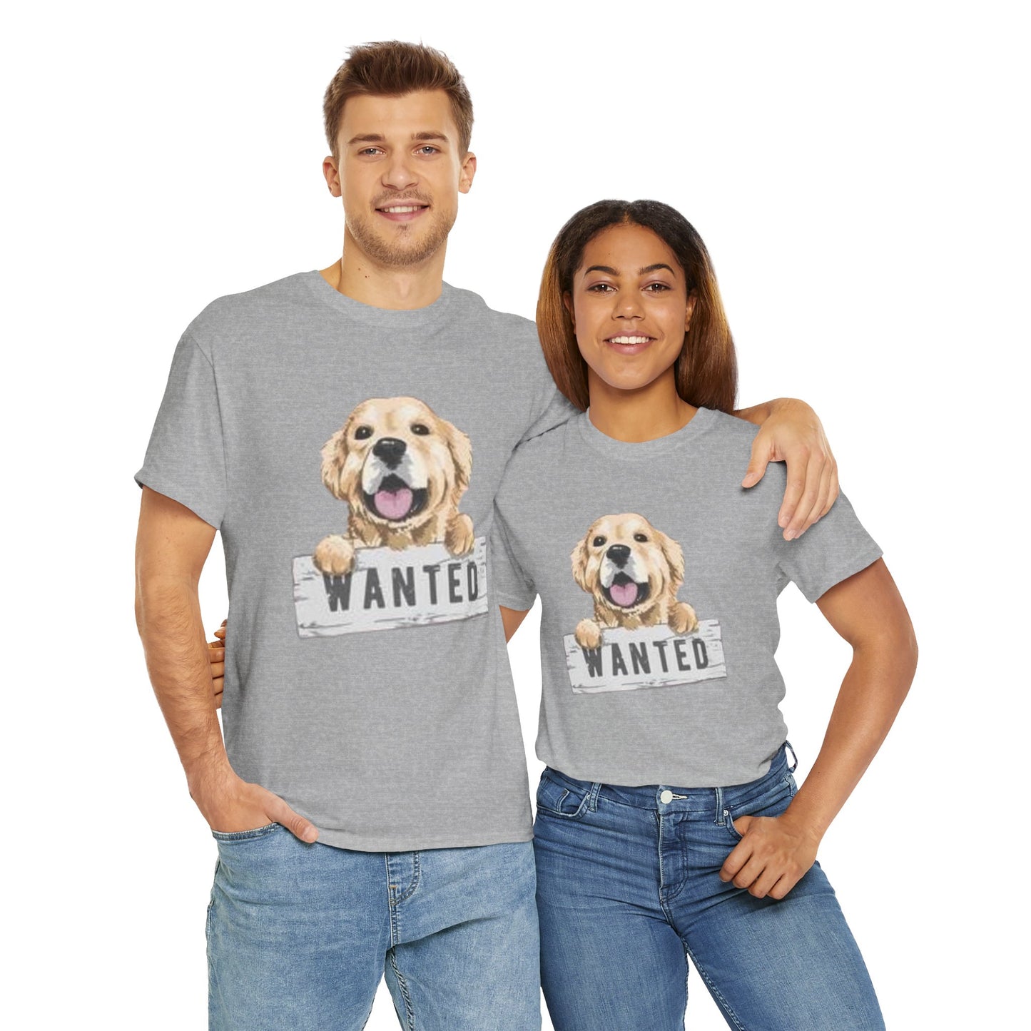 Wanted Dog Unisex Heavy Cotton Tee