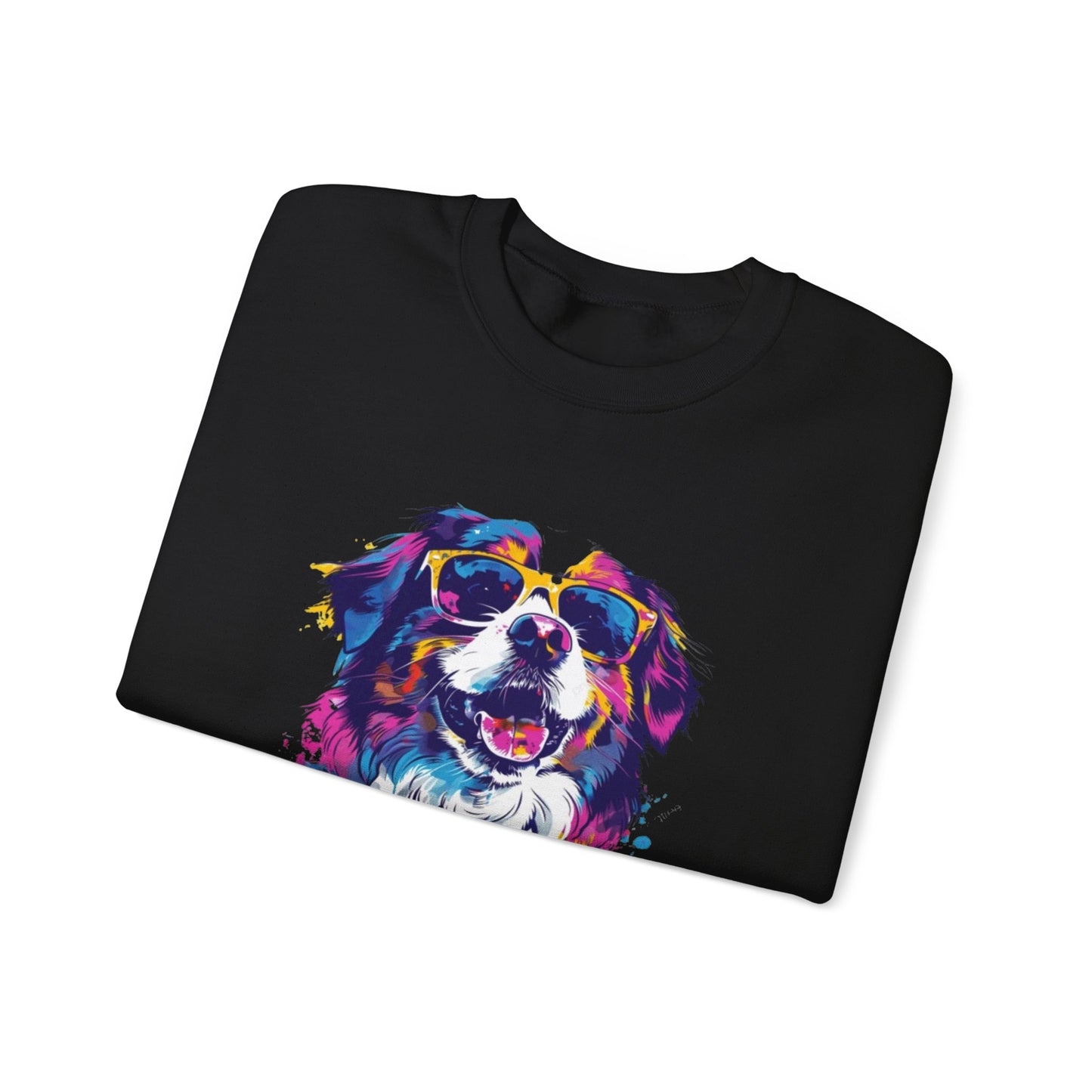 Colorful Dog Lover's Sweatshirt