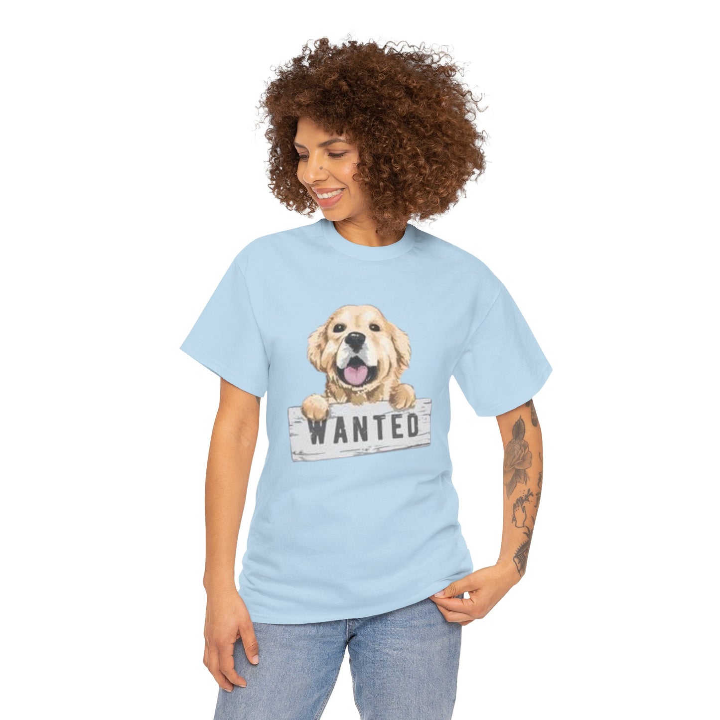 Wanted Dog Unisex Heavy Cotton Tee