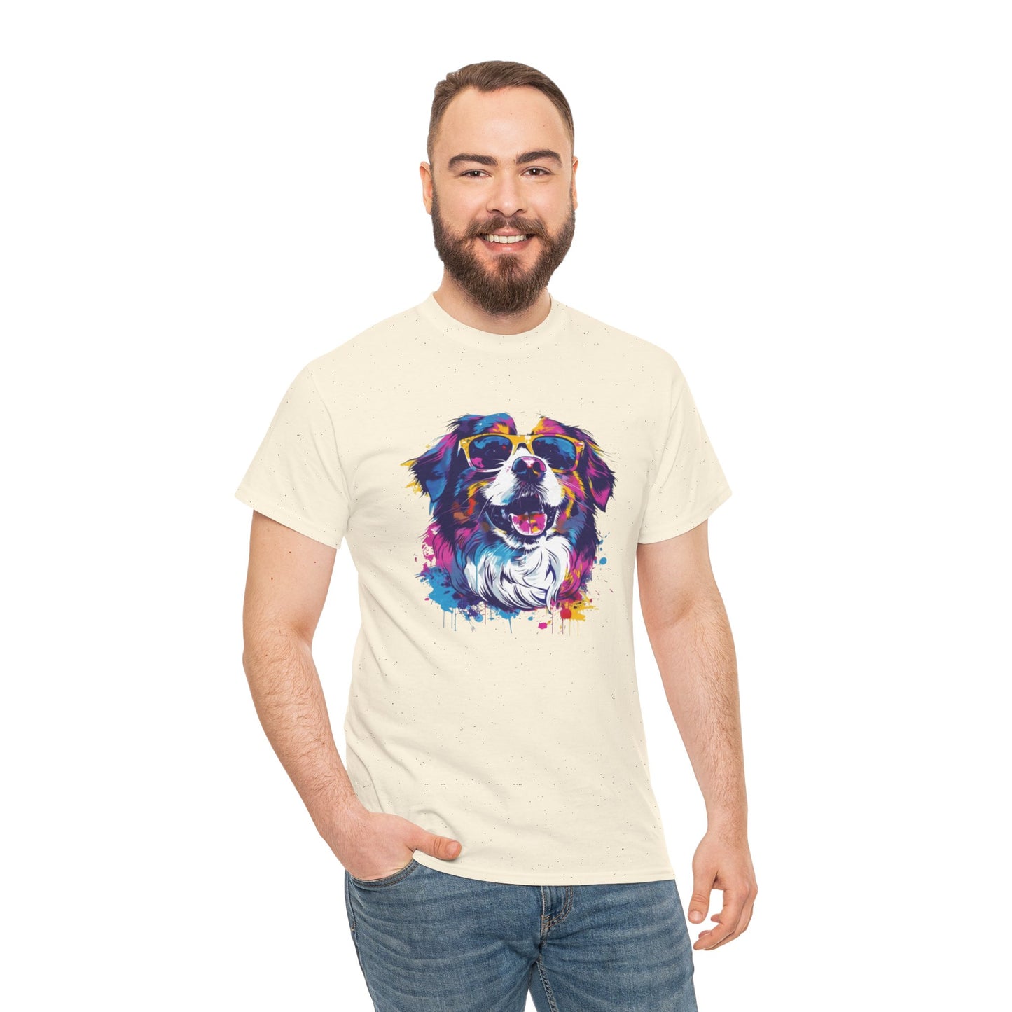 Colorful Dog Art Tee