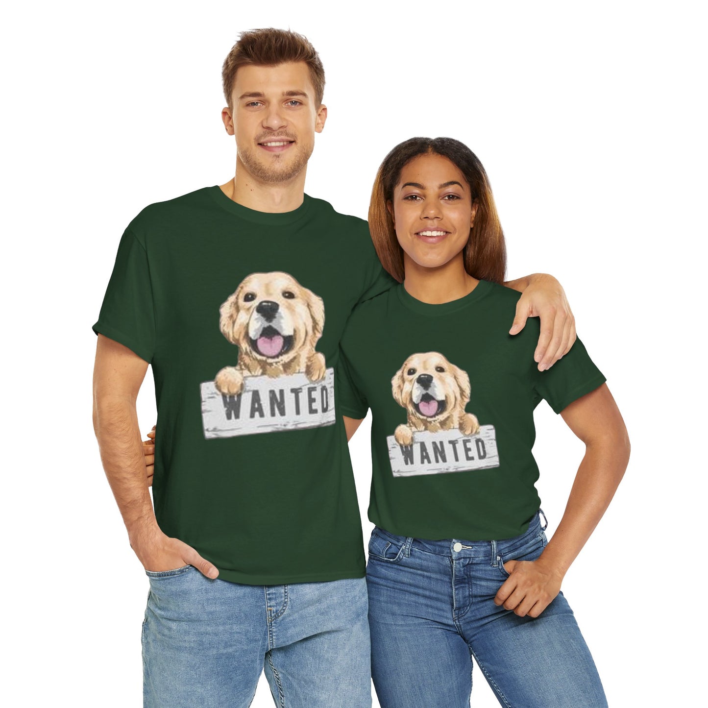 Wanted Dog Unisex Heavy Cotton Tee