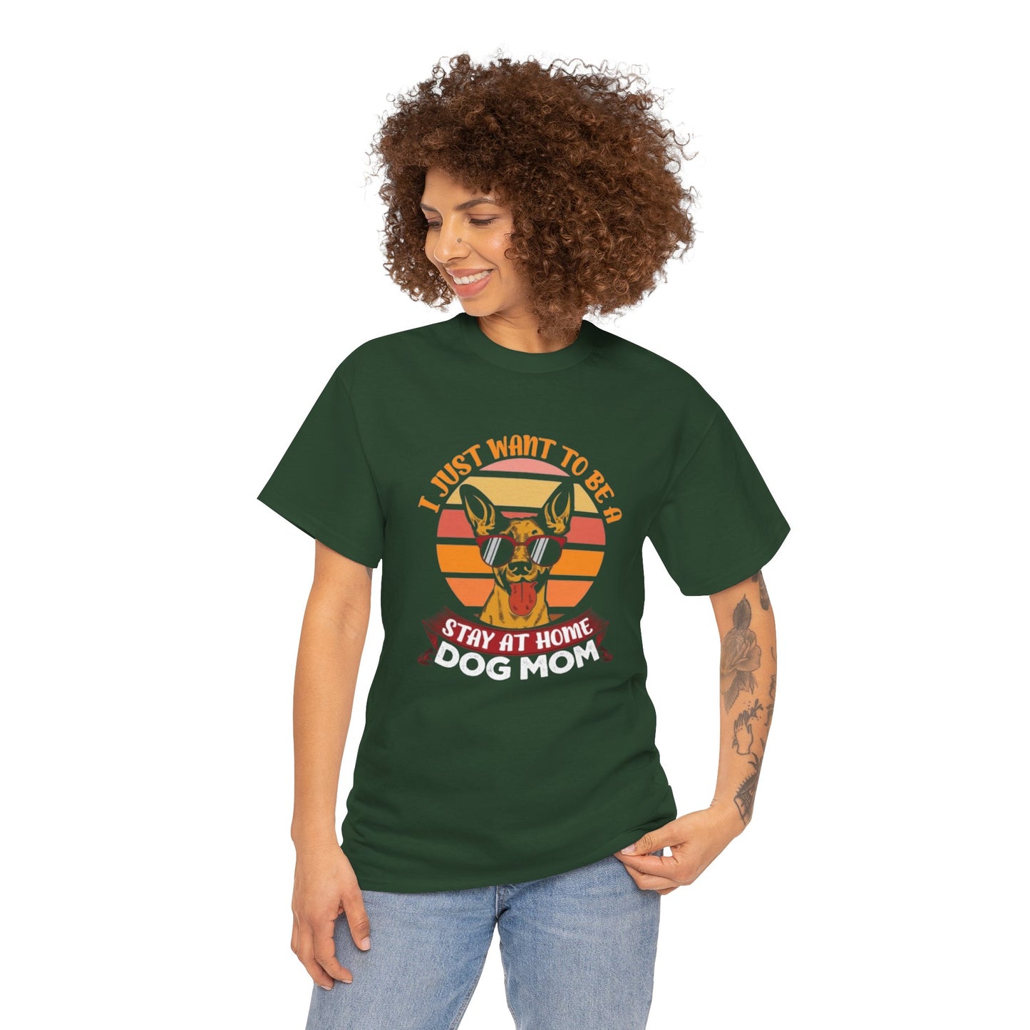Stay-at-Home Dog Mom Tee