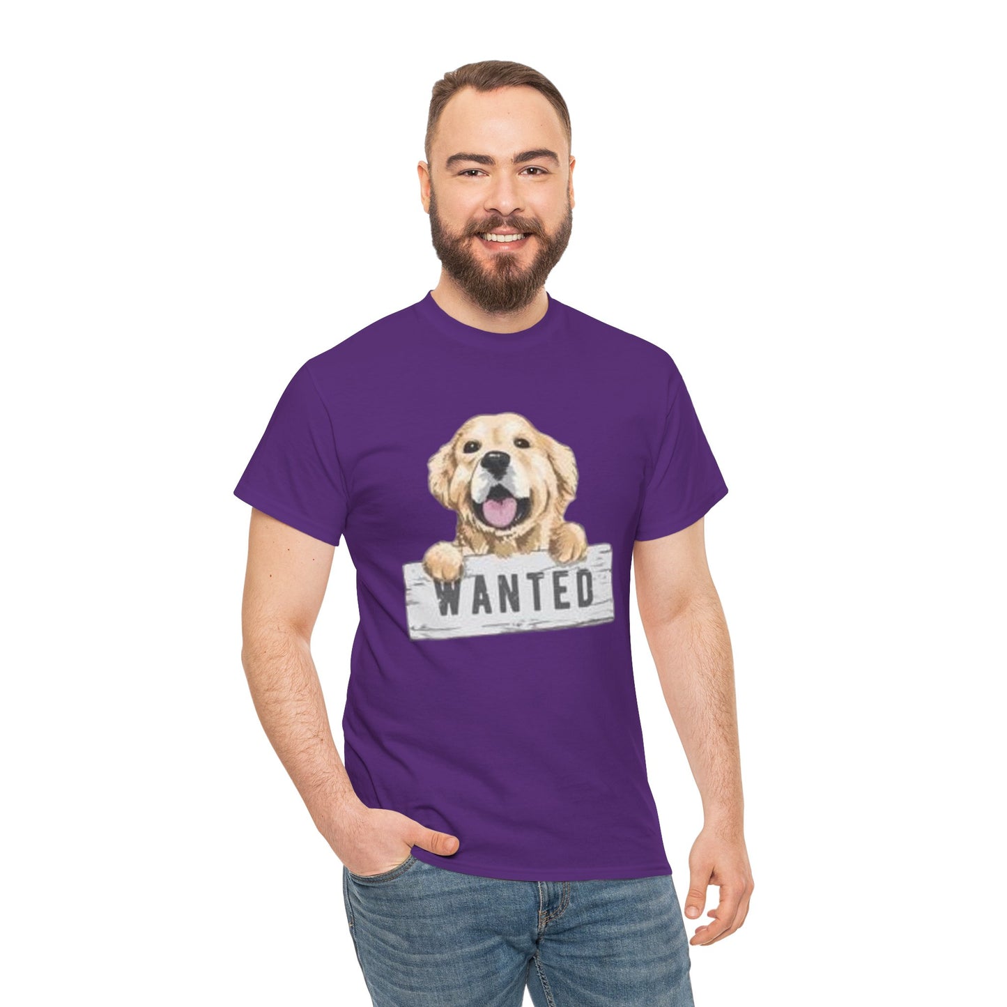 Wanted Dog Unisex Heavy Cotton Tee