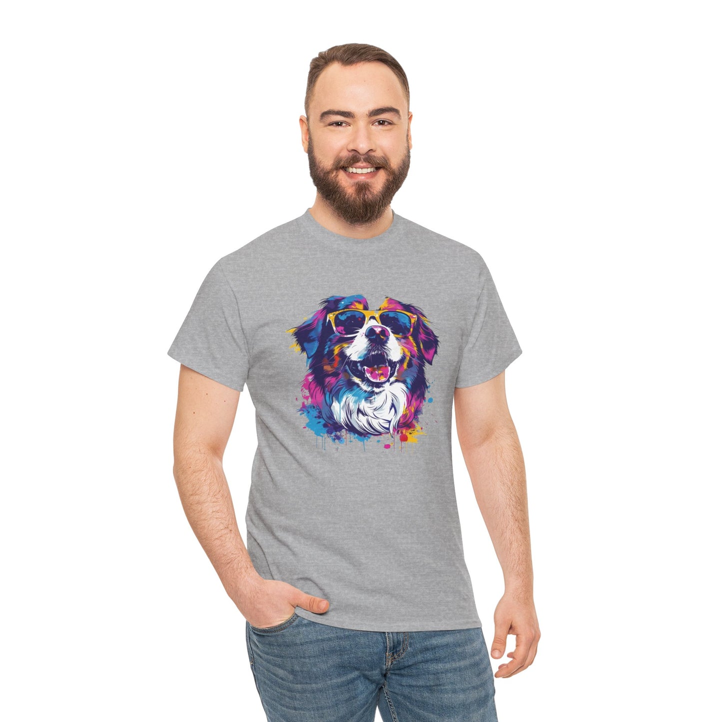 Colorful Dog Art Tee