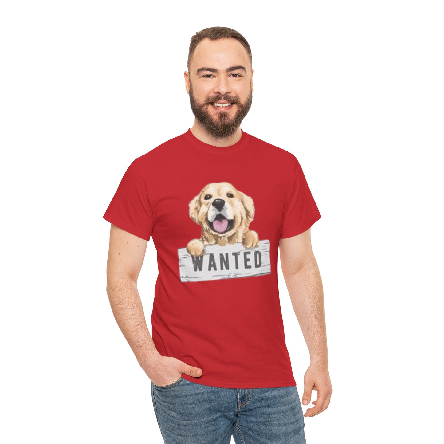Wanted Dog Unisex Heavy Cotton Tee